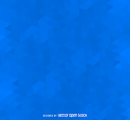 几何多边形蓝色背景