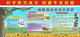 防灾减灾宣传栏