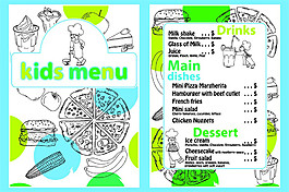 孩子的健康菜单图片