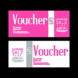 粉色优惠券背景设计图片