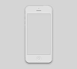 IPhone 5样机PSD