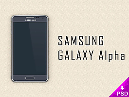 三星Galaxy Alpha模型手机样机