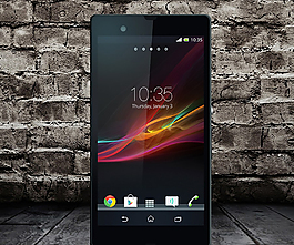 xperia-z  手机样机模型