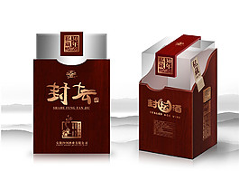 高档白酒包装盒图片