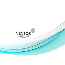 绿绿色背景波浪形