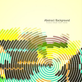 圆形形状的彩色背景