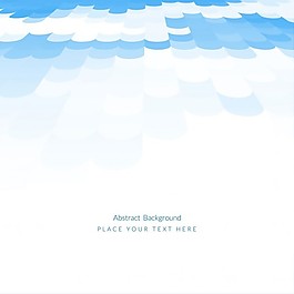 具有圆形几何形状的蓝色背景