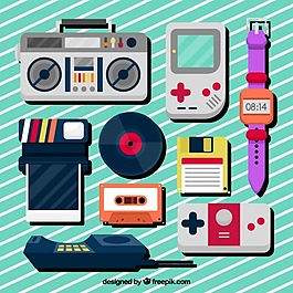 80年代平面对象的集合