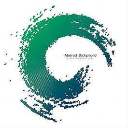 具有绿色螺旋的背景