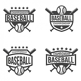 四logotipos对Béisbol