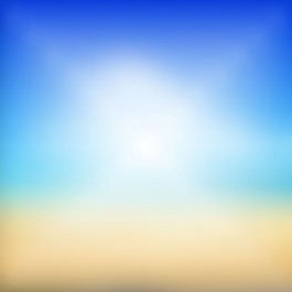 模糊的海滩背景