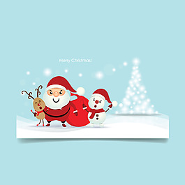 圣诞老人矢量素材