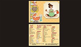 孕婴童店孕妇产前必备卡