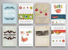 2016圣诞节传单图片