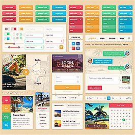 夏季活力GUI套件