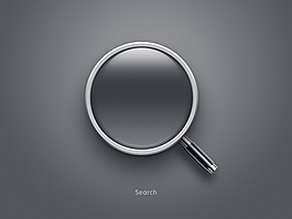 真实放大镜图标