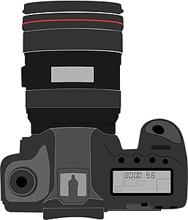 camera单反矢量图