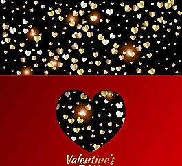 浪漫情人节贺卡设计矢量素材制作设计