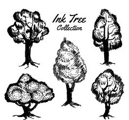 树木水墨画图片 树木水墨画素材 树木水墨画模板免费下载 六图网