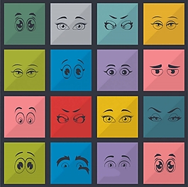 眼睛矢量图