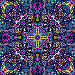 矢量抽象花纹图案