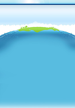 美丽的地球淘宝海报背景