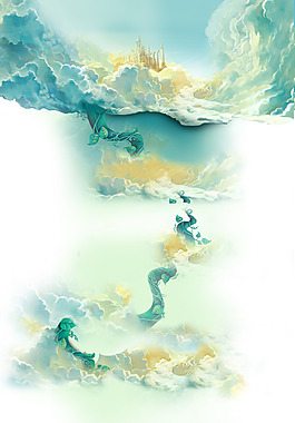 龙卷风淘宝海报背景