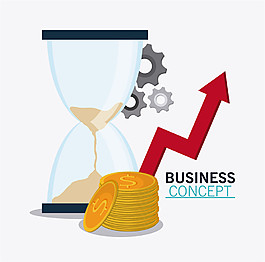 箭头和沙漏图片