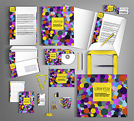 创意圆圈图案设计图片