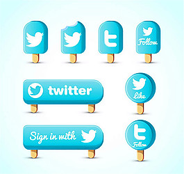 twitter冰棒图标