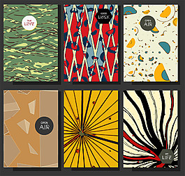 彩色艺术抽象画册图片