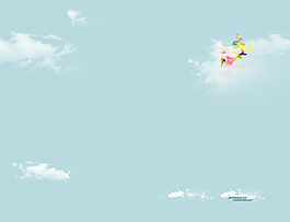 蓝天白云淘宝背景