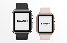 粉色黑色Apple Watch设计