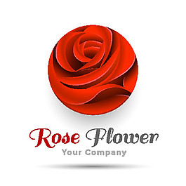 玫瑰花logo图片