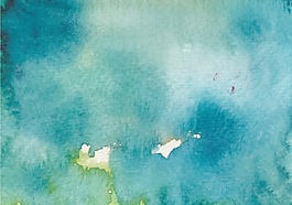 海洋蓝色水彩自由矢量纹理