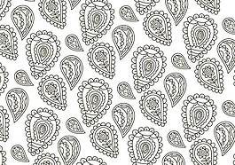 矢量Paisley Background