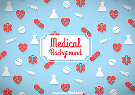 医学的蓝色背景