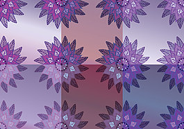 花紫色背景矢量