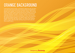 矢量背景与黄色波