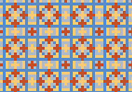 方形几何图案背景