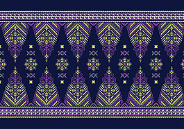 songket盘带模式自由矢量