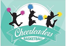 cheerleding背景矢量
