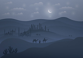 阿拉伯之夜背景