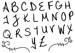 文学字母集F