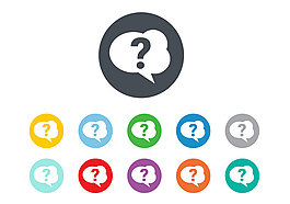 自由问题Mark Icon Vector