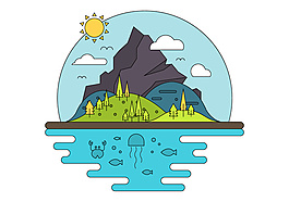 平岛的插图