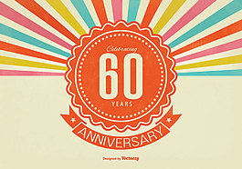 60年周年的插图