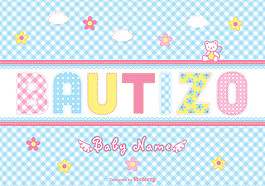 自由bautizo剪贴簿载体卡