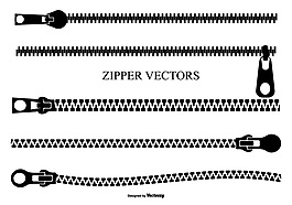 矢量Zipper Set