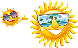 卡通太阳